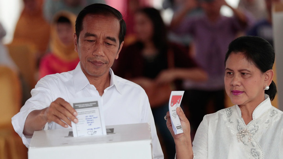 Jokowi Menang dalam Hasil Sementara Quick Count Pilpres 2019