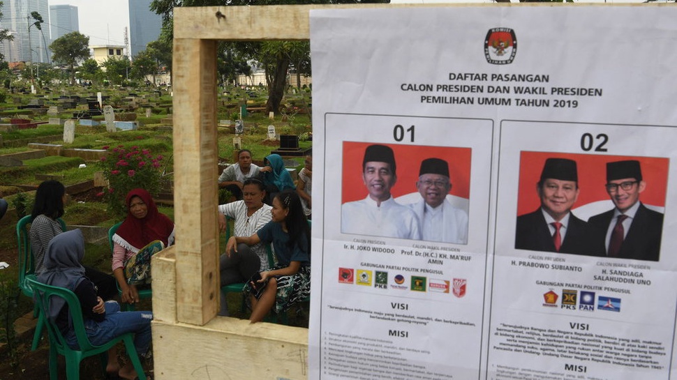 Hasil Quick Count Charta per 17.00 WIB: Jokowi 54%, Prabowo 45%