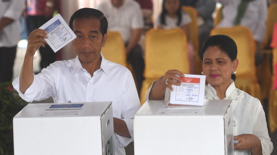 Jokowi-Ma'ruf Unggul Sementara di Hasil Hitung Cepat Lembaga Survei