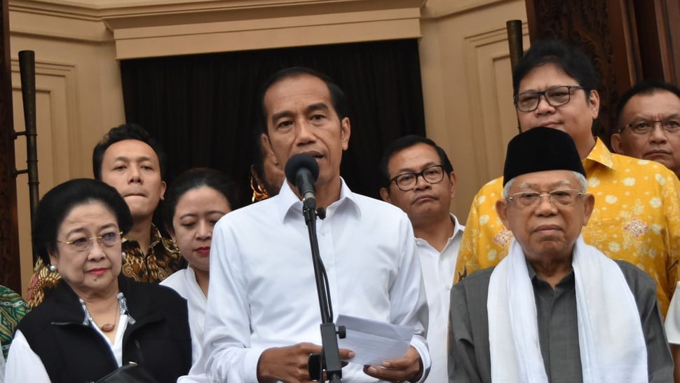 Alasan TKN Soal Penyebab Ma'ruf Tak Ikut Pertemuan Timses & Jokowi