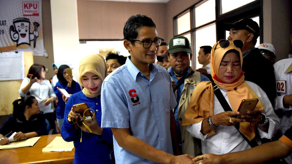 Sandiaga Ingin Pastikan Rekapitulasi di Surabaya Berlangsung Jurdil