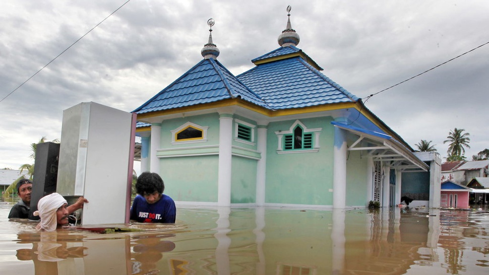 Banjir di Kepahiang Bengkulu Akibatkan Puluhan Ternak Kambing Mati