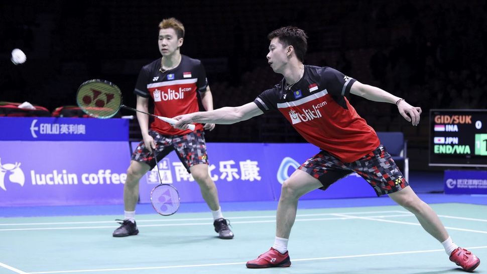 Live Streaming Final Badminton TVRI Marcus-Kevin vs Kamura-Sonoda