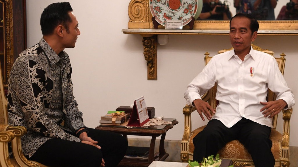 AHY Mengaku Bahas Situasi Usai Pemilu 2019 Bersama Jokowi