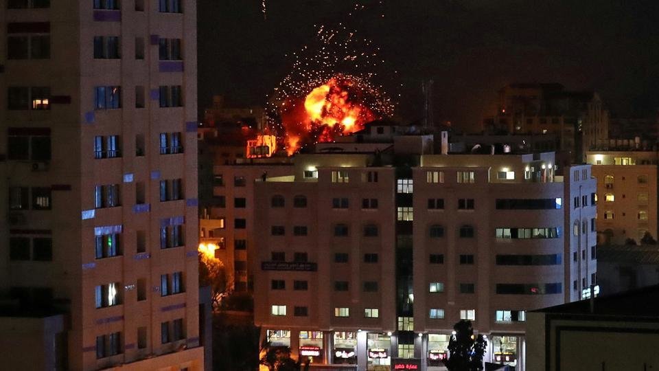 Roket Israel Hancurkan Kantor Anadolu di Gaza