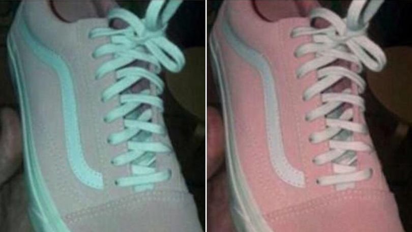 Warna Sepatu Bikin Warganet Terbelah: Abu-Abu atau Pink?
