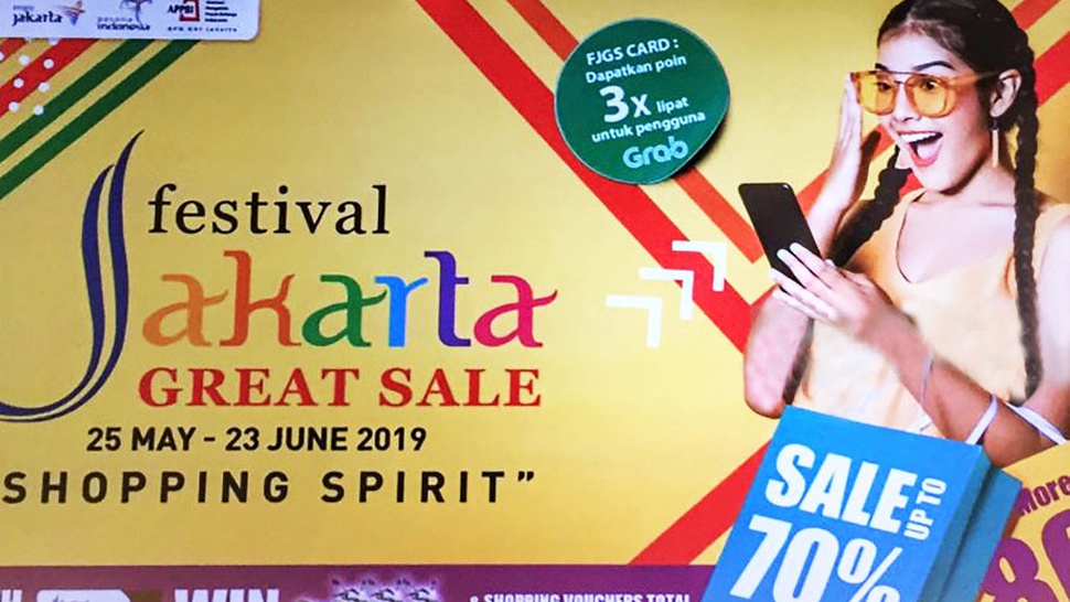 Festival Jakarta Great Sale 2019 Digelar 25 Mei-23 Juni