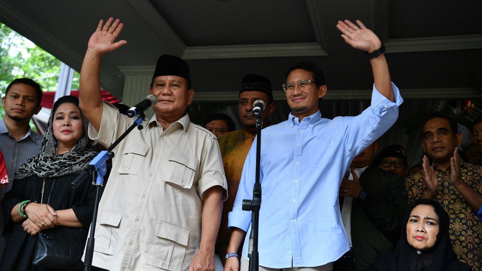 Prabowo akan Rayakan Lebaran di Jakarta, Sandiaga di Amerika