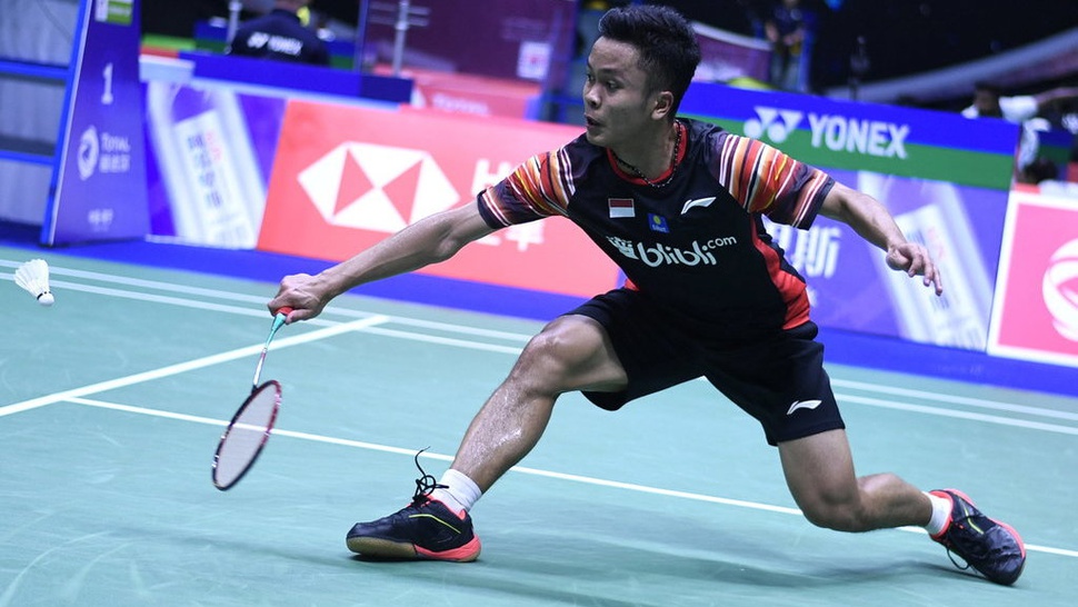Hasil Indonesia Open 2019: Anthony Ginting Dipaksa Bermain Tiga Set