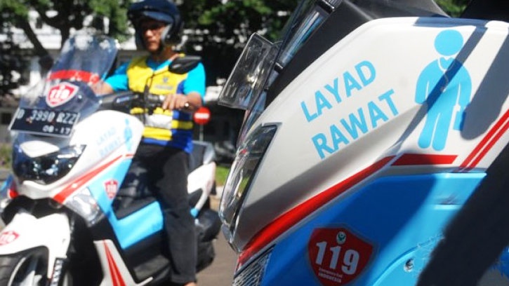 Dinkes DKI Jakarta Kerahkan Ambulans Motor Saat Mudik Lebaran