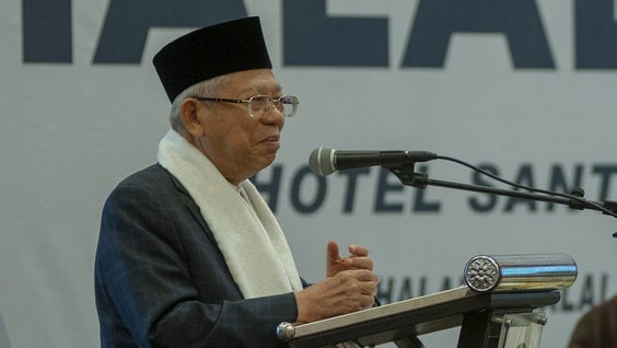 Ma'ruf Amin Tegaskan Khilafah Tak Boleh Dibawa ke Indonesia