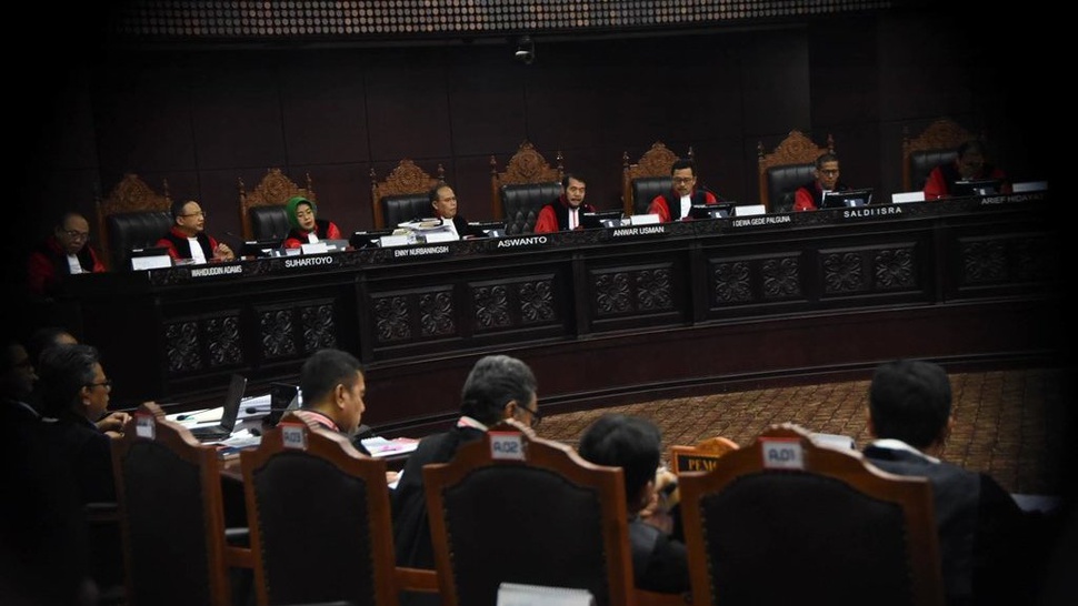 Sidang Sengketa Pilpres 2019 Berakhir, Hakim MK Gelar Rapat Putusan