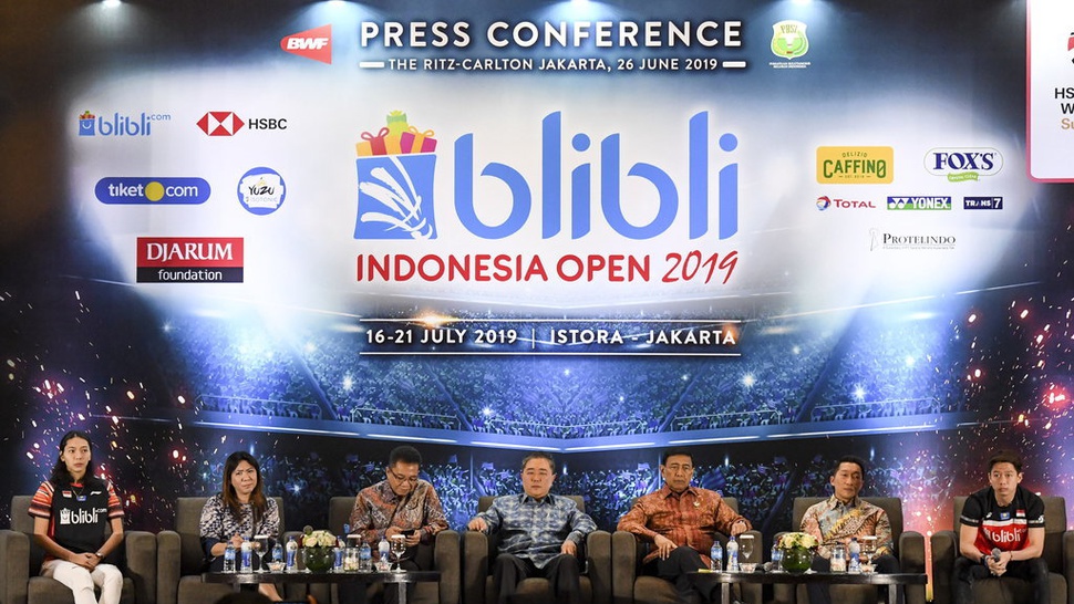 Jadwal Siaran Langsung Indonesia Open 2019 di TRANS7 Mulai 17 Juli