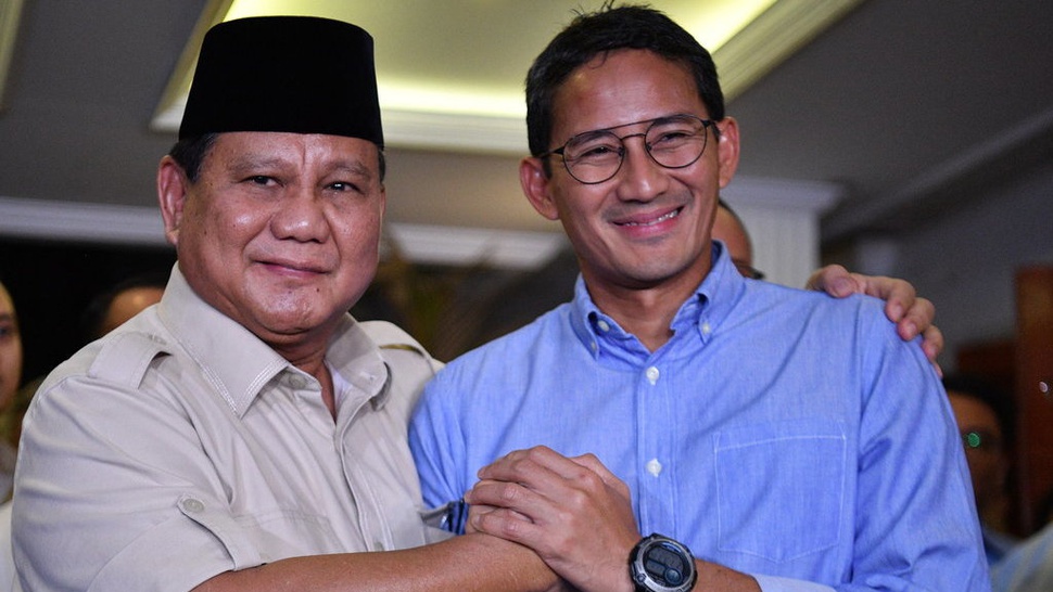 Gerindra: Prabowo-Sandiaga Tak Hadiri Penetapan Jokowi-Ma'ruf