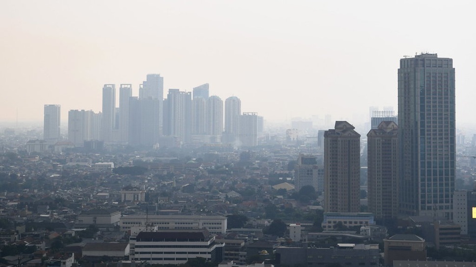 Data AirVisual: Udara Jakarta Terpantau Makin Tak Sehat Jumat Pagi