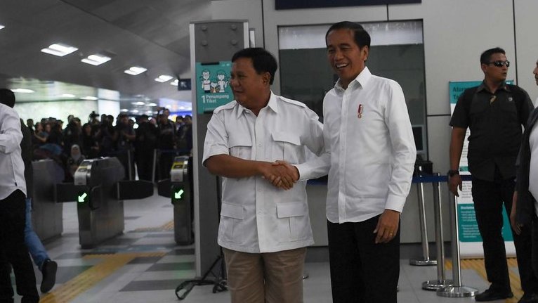 Stasiun MRT Lebak Bulus Saksi Sejarah Pertemuan Jokowi-Prabowo