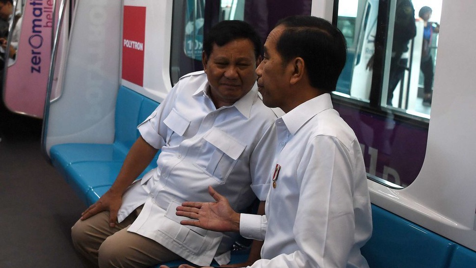 Jokowi-Prabowo Bertemu di MRT, Menhub: Saya Baru Tahu Tadi Malam