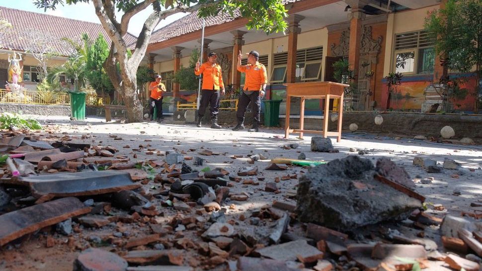 Dampak Gempa Bali 16 Juli: 38 Bangunan Rusak dan Satu Korban Luka