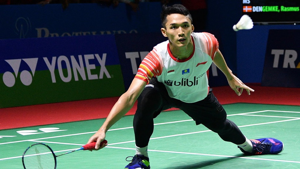 Hasil Indonesia Open 2019: Jonatan Jumpa Chou Tien Chen di 8 Besar