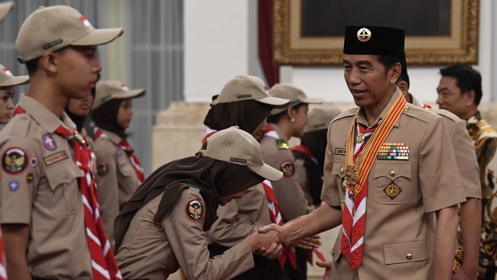 Jokowi: Peran Pramuka Penting untuk Hadapi Soal Narkoba Hingga Hoax