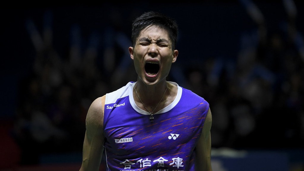 Hasil BWF World Tour Finals 2019: Chou Tien Chen Kalahkan Ginting