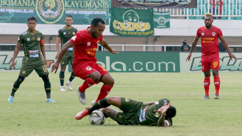 Hasil Kalteng Putra vs Bhayangkara FC, 3-0 Hedipo Gustavo Hattrick