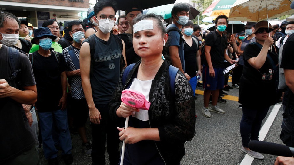 Demo Hong Kong Soal Ekstradisi Cina Menyebar ke MRT hingga Bandara
