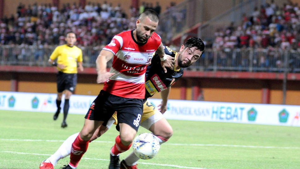 Jadwal Siaran Langsung Madura United vs PSS di Indosiar Malam Ini