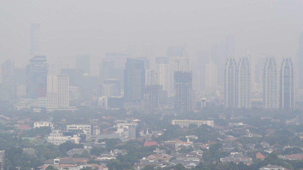Kualitas Udara Jakarta Minggu Pagi 4 Agustus Berstatus Tak Sehat