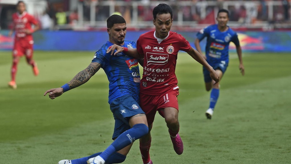 Jelang Arema FC vs Persija: Tren Menanjak Macan Kemayoran