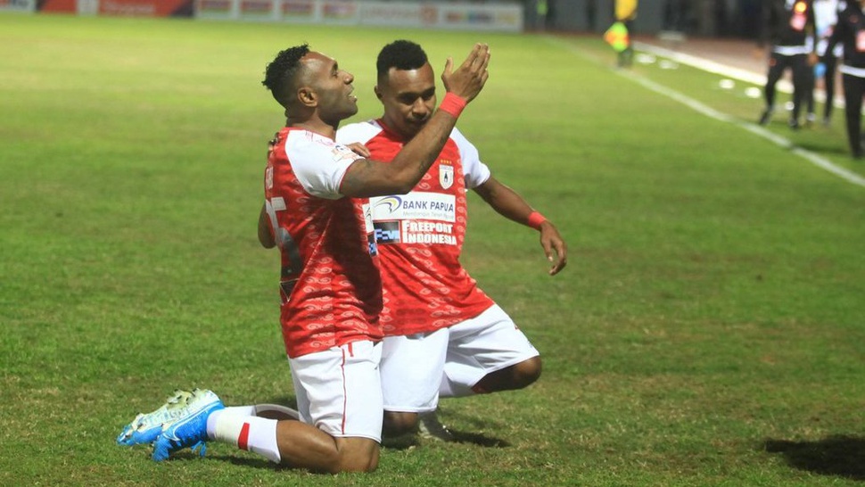 Hasil Persipura vs Kalteng Putra Skor 2-0: Tiga Poin Mutiara Hitam