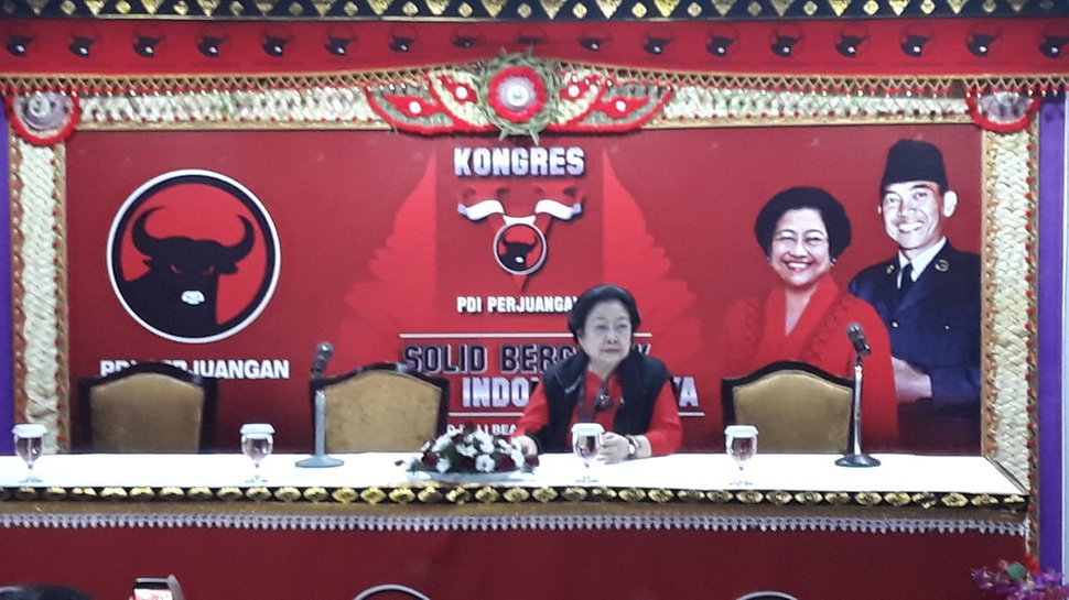 Megawati Dipilih Jadi Ketua Umum PDIP Lagi pada Kongres Malam Ini