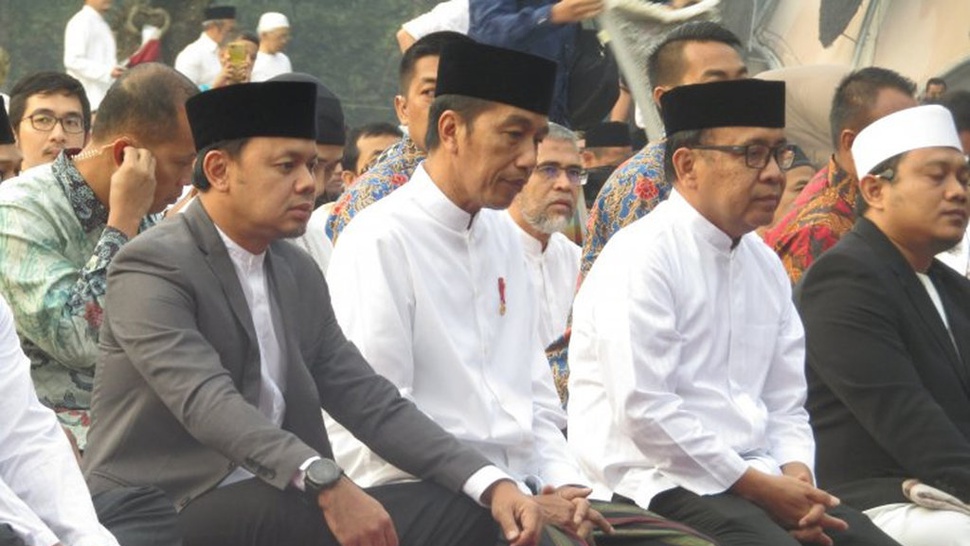 Iduladha 2019: Jokowi dan Iriana Salat Id di Kebun Raya Bogor