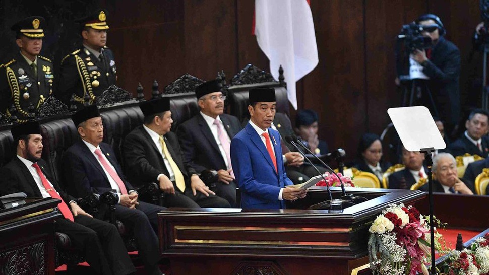 Pidato Jokowi di Sidang Tahunan MPR: Ego Lembaga Harus Diruntuhkan