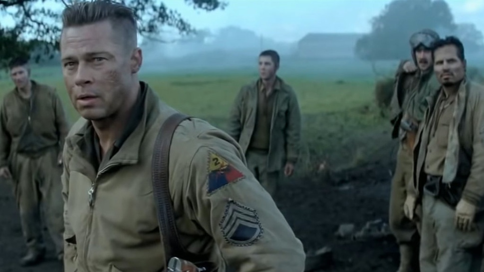 Sinopsis Fury, Film Brad Pitt & Logan Lerman Soal Perang Dunia II