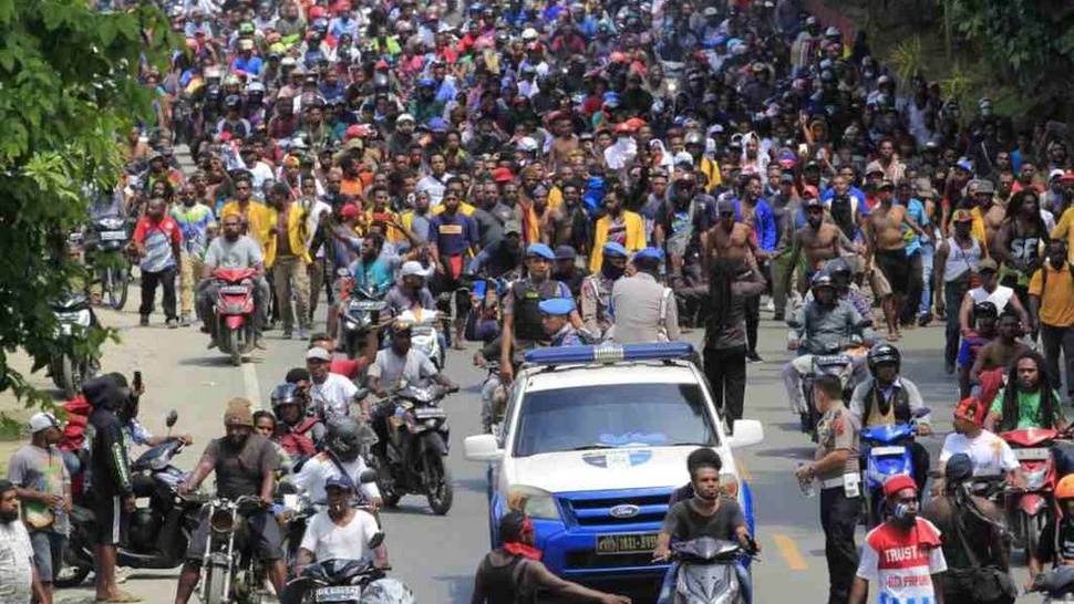 Titik Aksi Massa di Papua, dari Manokwari hingga Jayapura