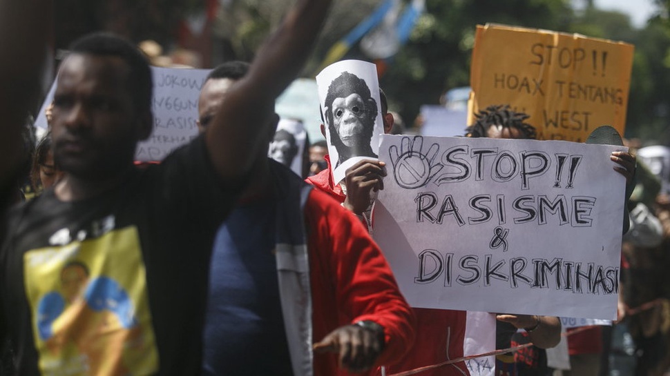 Mahasiswa Papua di Yogya Demo Tolak Tindakan Rasisme di Surabaya