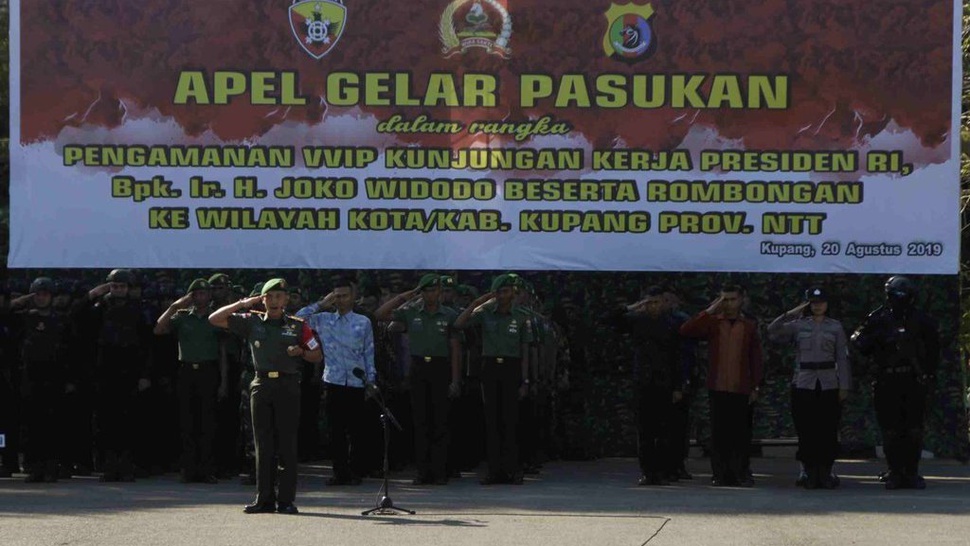 1.442 Personel Gabungan Siap Amankan Kedatangan Jokowi ke NTT