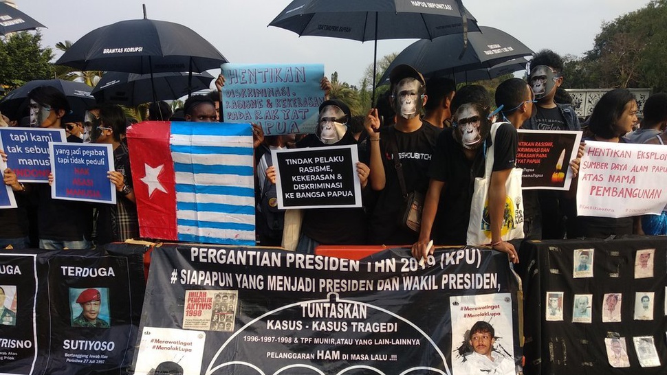 Aksi Kamisan Desak Jokowi Tangkap Pelaku Rasisme ke Orang Papua
