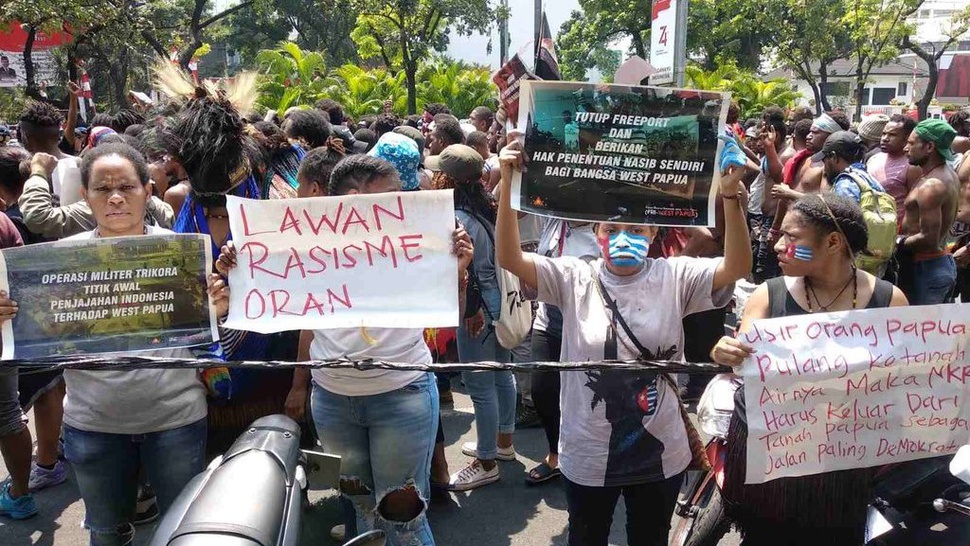 Perlawanan Rasisme Papua Menjalar hingga Jakarta