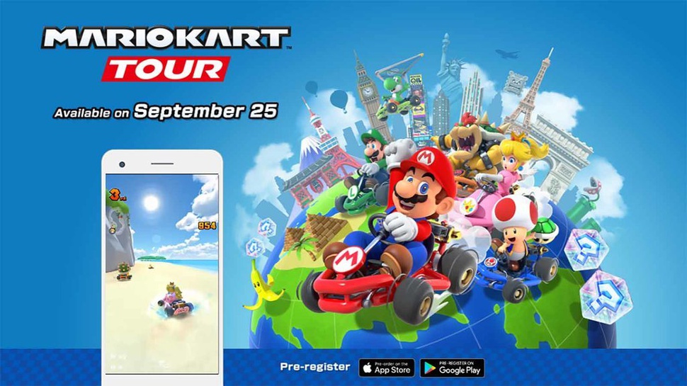 Nintendo Rilis Mario Kart Tour di Android & iOS pada 25 September