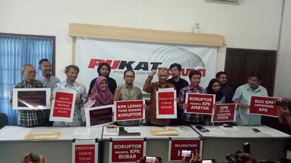 Revisi UU KPK Disebut Cacat Prosedur, 30 Kampus Surati Jokowi