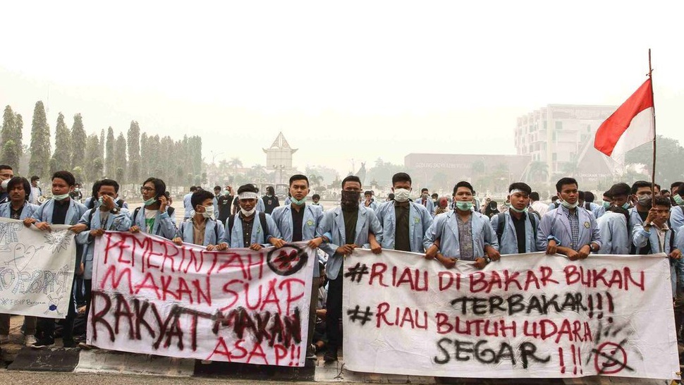 Karhutla Riau Bikin Pekanbaru Menguning dan Warga Mulai Mengungsi