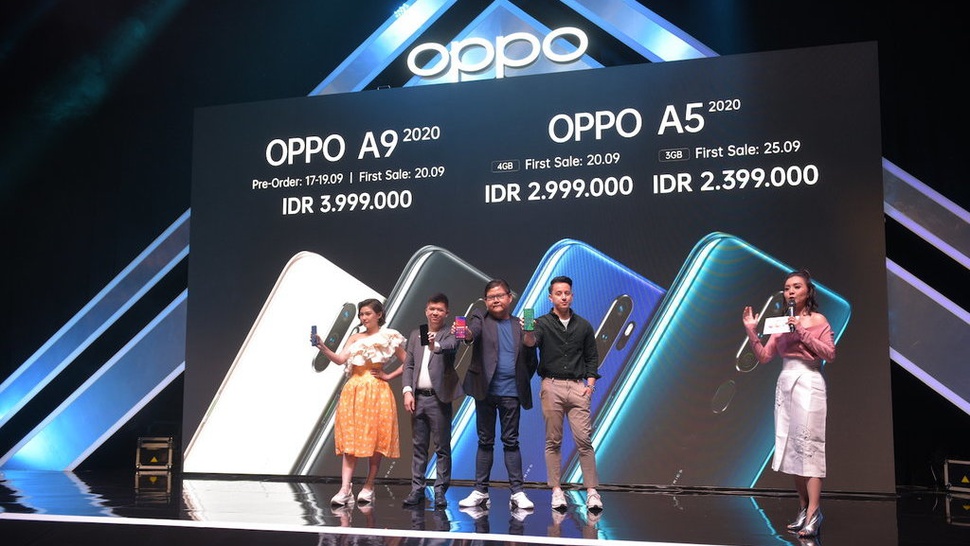 Harga dan Spesifikasi OPPO A5 2020 di Indonesia