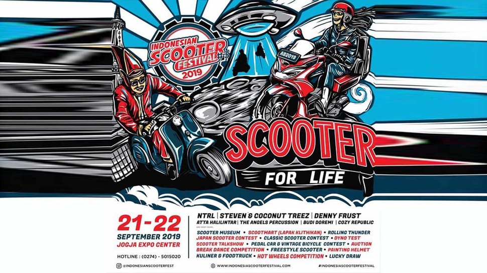 Indonesian Scooter Festival 2019 Akan Digelar pada 21-22 September