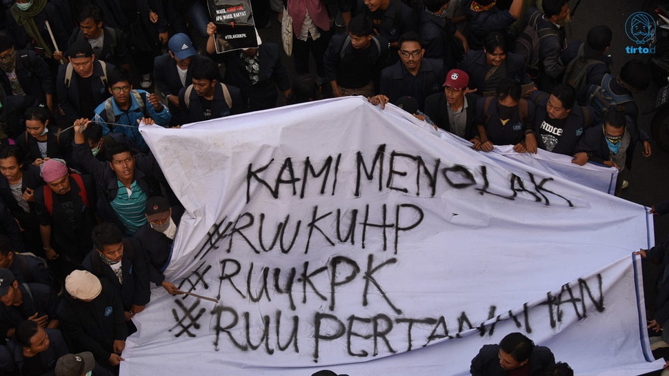 RUU KUHP: Demo tanpa Pemberitahuan Diancam Penjara 1 Tahun