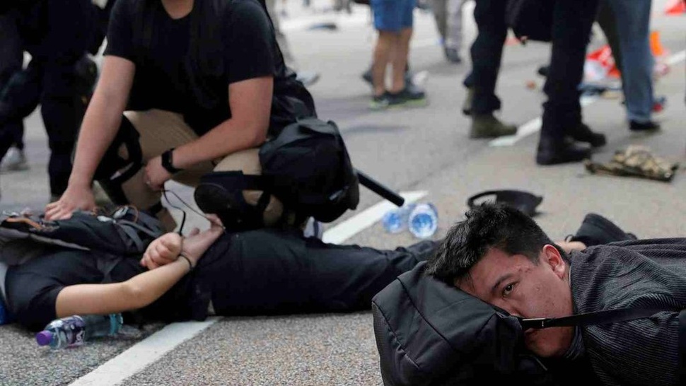 Lima Orang Jadi Korban Penusukan Saat Demo Hong Kong
