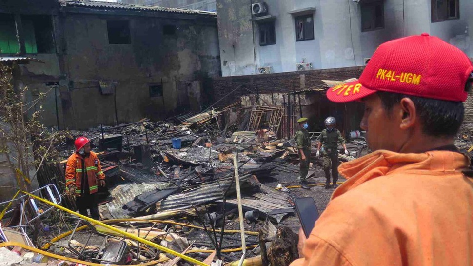 Gudang di Kawasan Sarkem Yogyakarta Terbakar, Satu Orang Meninggal