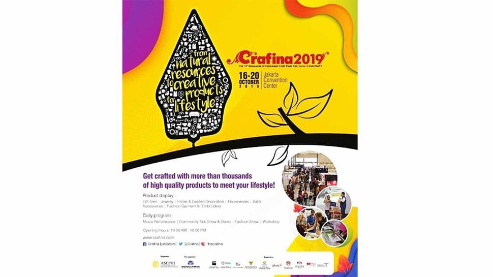 Pameran CRAFINA 2019 akan Digelar di JCC pada 16-20 Oktober 2019