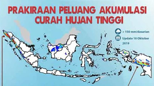 Prediksi BMKG Soal Potensi Hujan Lebat di Jawa Hingga Sumatera